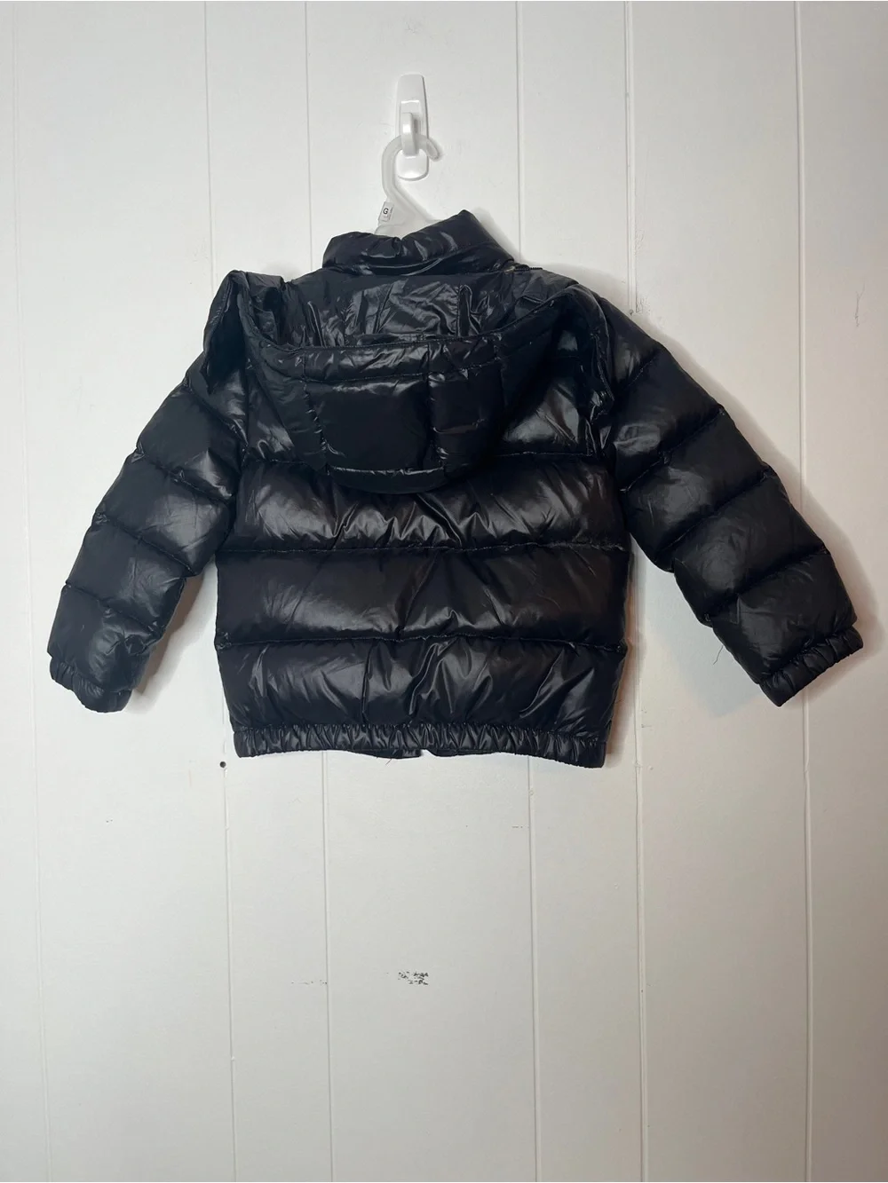 Polo Ralph Lauren Kids Black Down Puffer Jacket with Hood Boys 5 Winter